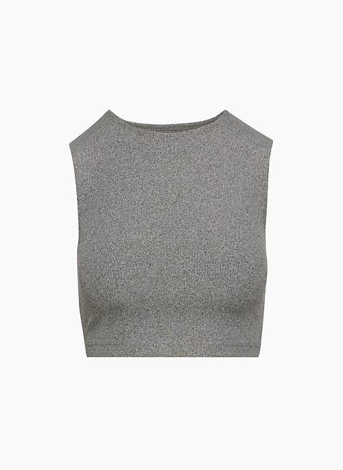TNAFLOW™ CROPPED MUSCLE TANK - Cropped crew-neck muscle tank