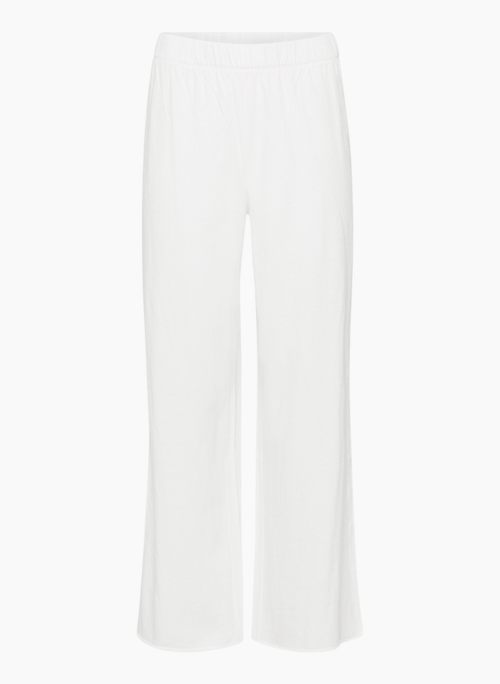 SONTAG WIDER PANT - Soft cotton pull-on pants