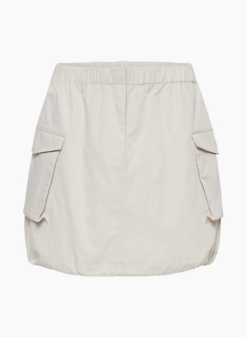 VESSEL CARGO SKIRT - Cargo mini parachute skirt made with slick, matte twill