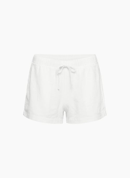 SONTAG LINEN SHORT - Linen pull-on shorts