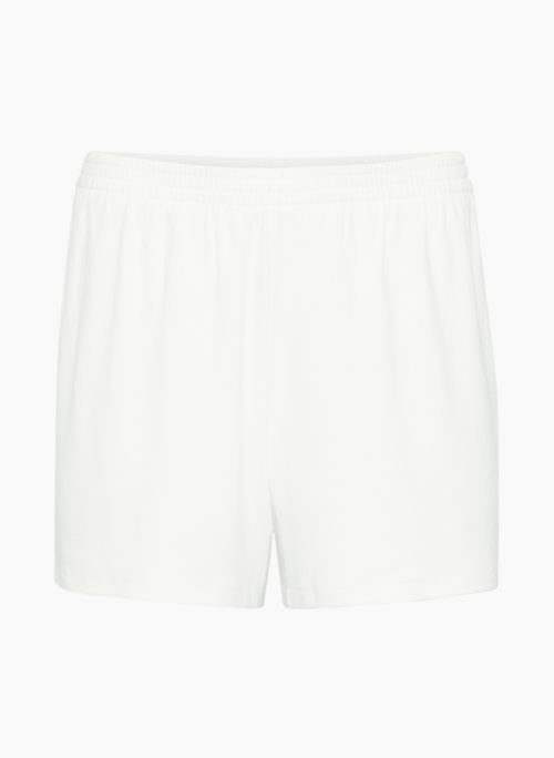 LUXE LOUNGE TOMORROW SHORT - High-waisted ribbed pull-on shorts