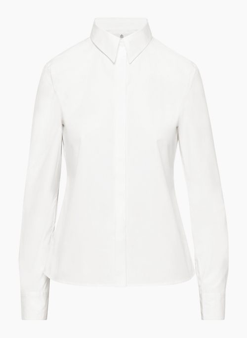 NEW ESSENTIAL CLASSIC POPLIN SHIRT - Classic-fit button-up shirt