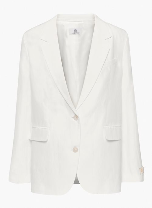 NEW AGENCY LINEN BLAZER - Relaxed linen blazer