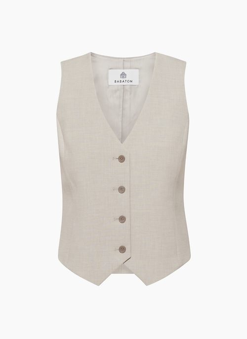 DENIRO VEST - Softly structured button-up suit vest