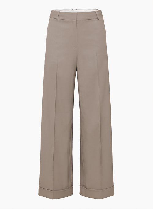 INFINITY PANT - High-waisted wide-leg wool pants