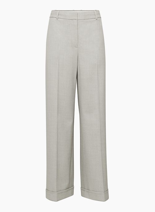 INFINITY PANT - High-waisted wide-leg wool pants
