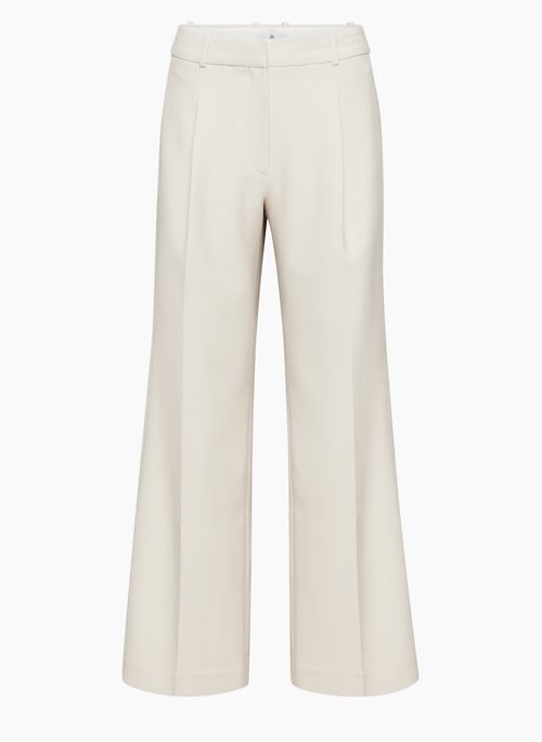 DECADE PANT - Relaxed, mid-rise wide-leg softly structured pants