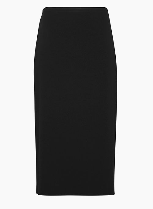 IMMACULATE SKIRT - Mid-rise crepe skirt
