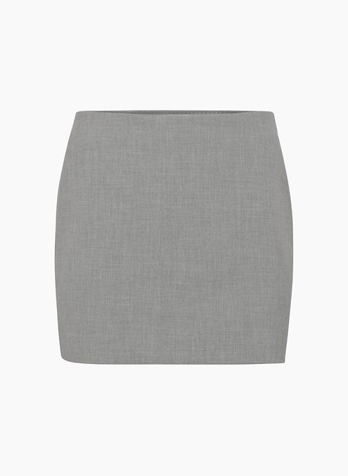DESTINE SKIRT - Softly structured minimal micro skirt