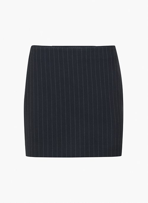 DESTINE SKIRT - Mid-rise micro suiting skirt