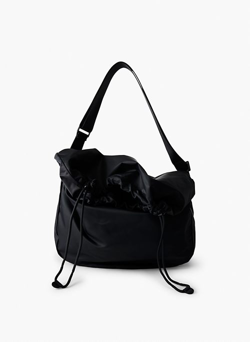 MIDWAY BAG - Recycled nylon twill drawstring shoulder bag