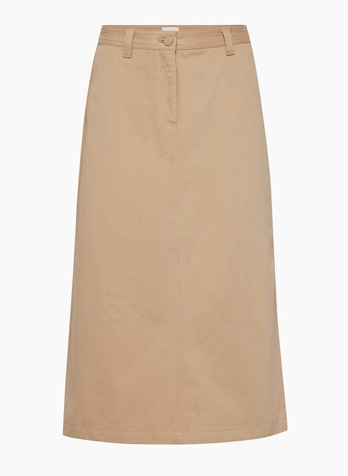 MIKO SKIRT - Organic cotton low-rise A-line skirt