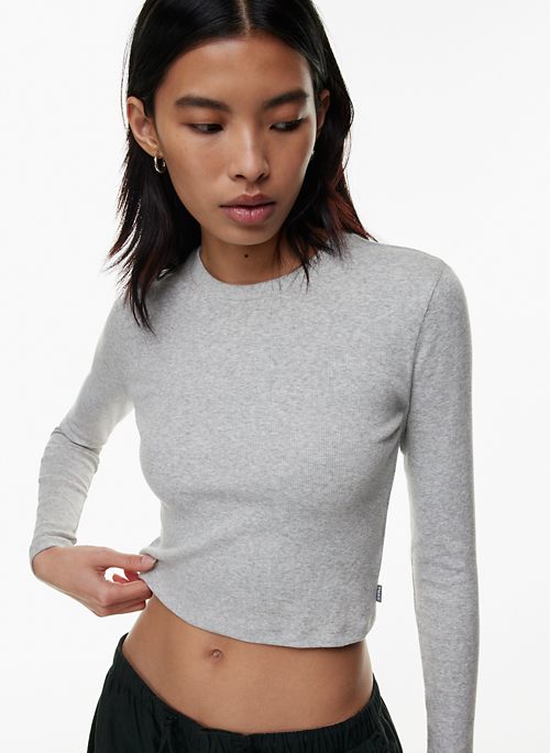 aritzia cropped polo