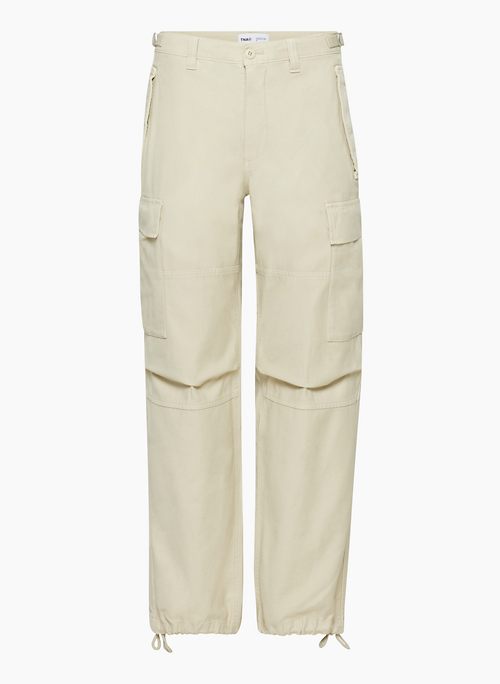 SUPPLY CARGO PANT - Relaxed mid-rise adjustable cotton cargo pants