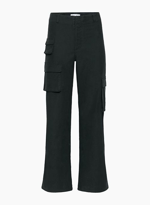 PICTURE CARGO PANT - Sateen high-waisted cargo pants