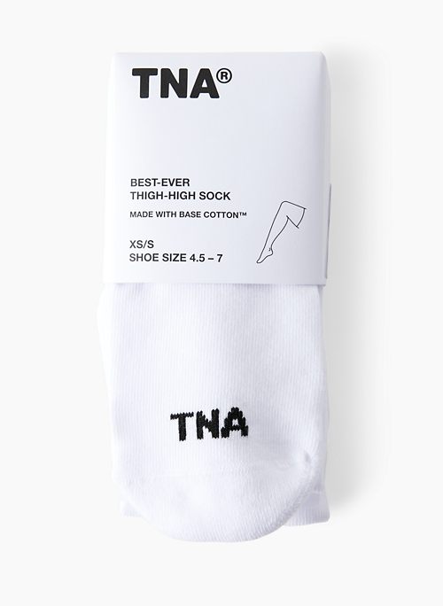 BEST-EVER THIGH-HIGH SOCK - Base Cotton™ thigh-high socks