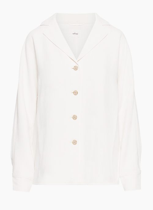 FREEFORM SHIRT - Relaxed crepe button-up shirt