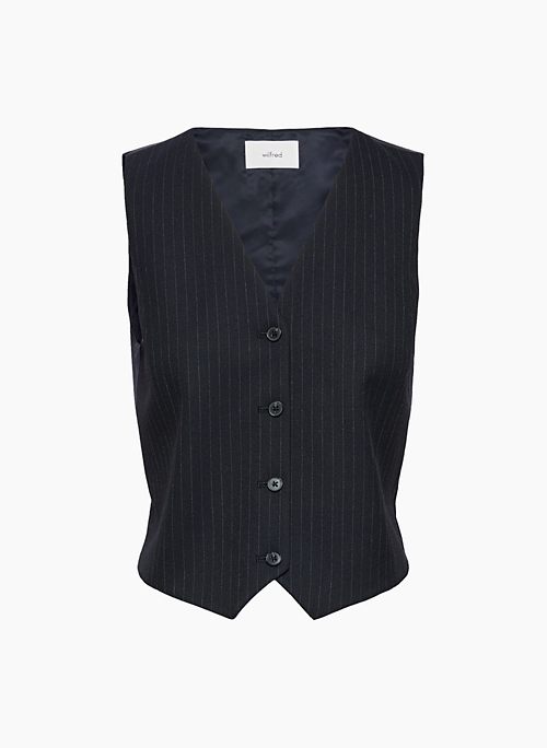 PESCI VEST - Twill button-up suit vest