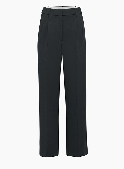 THE EFFORTLESS PANT™ WIDER - High-waisted wide-leg crepe trousers