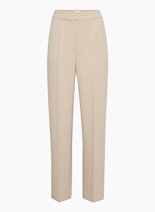THE LIMITLESS PANT - High-waisted wide-leg crepe trousers