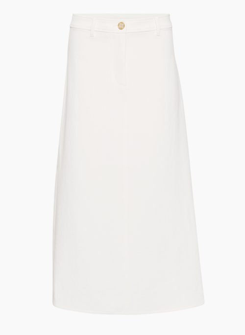 CHARM SKIRT - A-line crepe maxi skirt