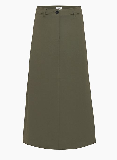CHARM SKIRT - A-line crepe maxi skirt