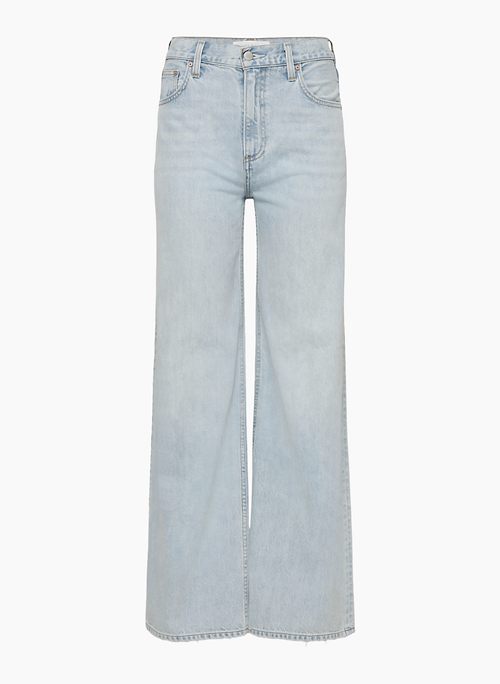 THE '90S RELAXED MID-RISE WIDE JEAN - Lightweight relaxed high-rise jeans