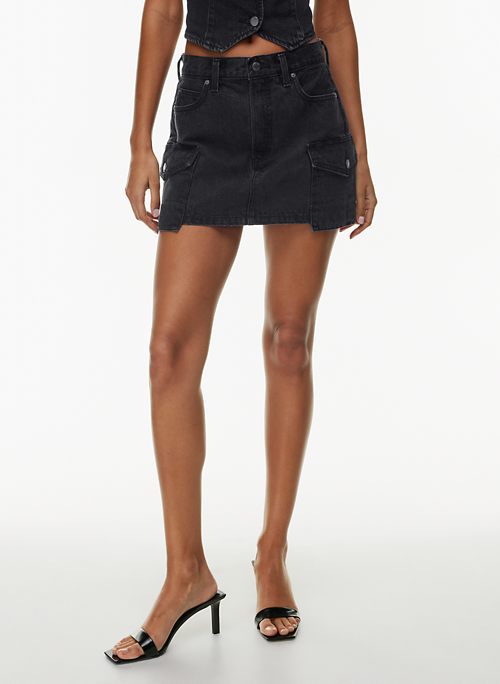 THE '90S CARGO MINI DENIM SKIRT