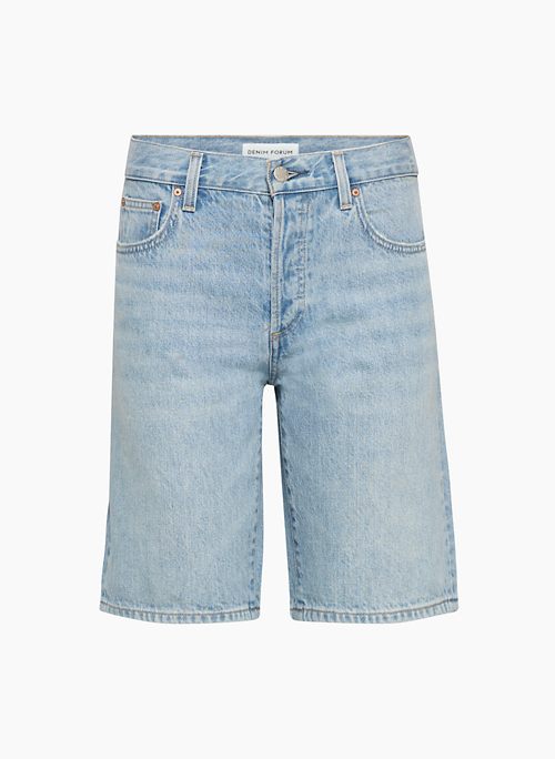 THE ‘90S CINDY BERMUDA DENIM SHORT - Relaxed-fit denim bermuda shorts