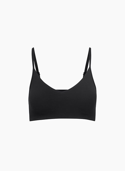 BUTTER HOLD TIGHT BRA TOP - Sweat-wicking lined V-neck bra top