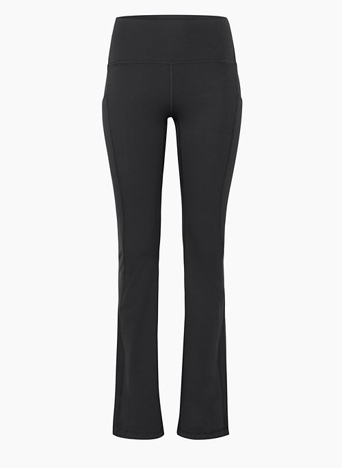 BUTTER CHEEKY POCKET FLARE HI LEGGING - High-rise cheeky flared leggings with pockets