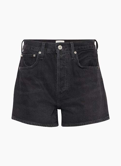 MARLOW VINTAGE JEAN SHORT - Relaxed high-rise cut-off denim shorts