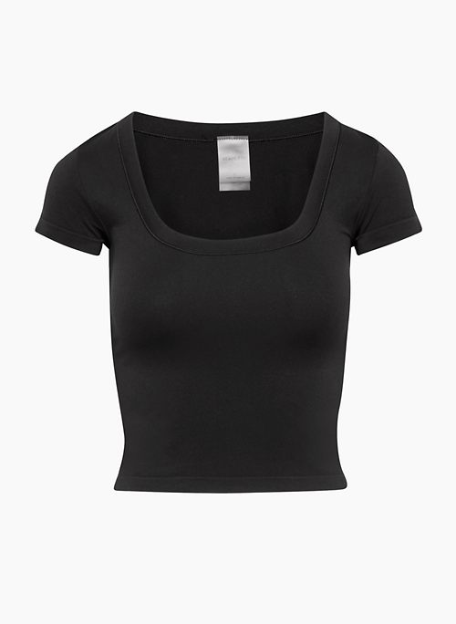 SINCH SMOOTH WILLOW SCOOPNECK T-SHIRT - Seamless scoopneck shortsleeve tee