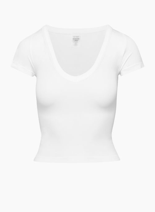 SINCH SMOOTH WILLOW V-NECK T-SHIRT - Seamless V-neck t-shirt