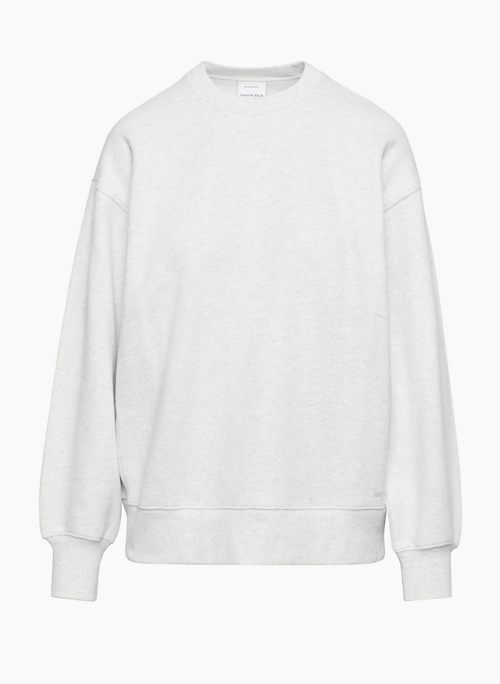 COZY FLEECE BOYFRIEND CREW SWEATSHIRT - Fan-favourite relaxed crewneck fleece sweatshirt