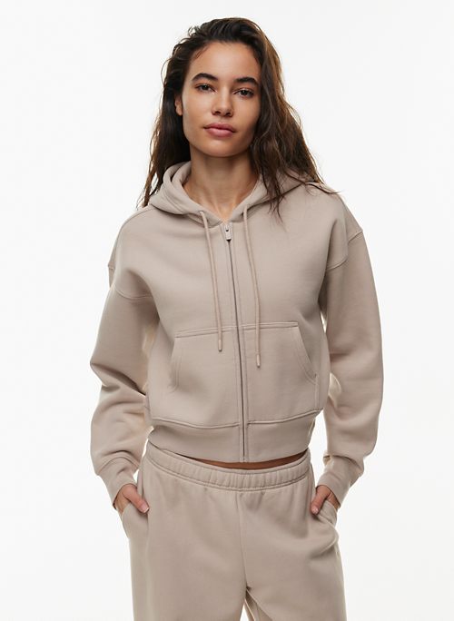 Sweatfleece COZY FLEECE BOYFRIEND BOXY ZIP HOODIE | Aritzia INTL