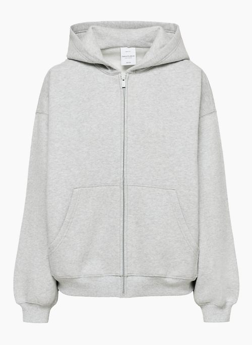 COZY FLEECE MEGA ZIP HOODIE - Oversized zip-up fleece hoodie