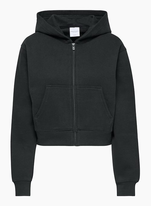 COZY FLEECE PERFECT WAIST ZIP HOODIE - Fan-favourite fleece zip hoodie