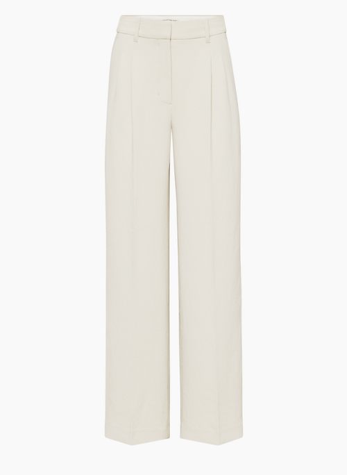 THE EFFORTLESS PANT™ WIDER - High-waisted wide-leg crepe trousers