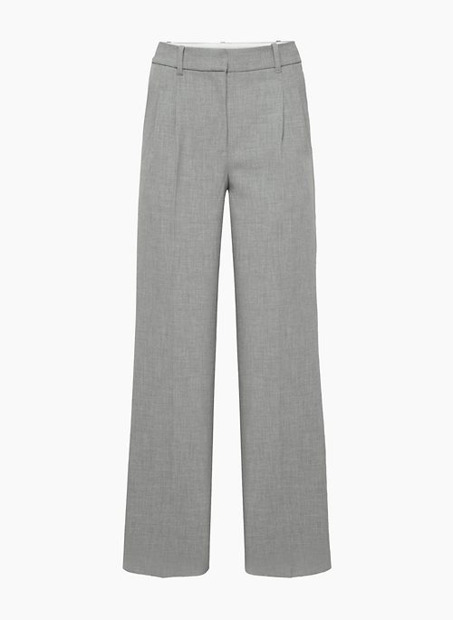 THE EFFORTLESS PANT™ - Softly structured high-waisted wide-leg trousers