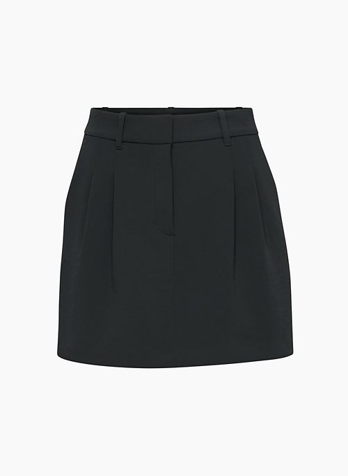 THE EFFORTLESS SKIRT™ MINI - High-waisted crepe mini skirt