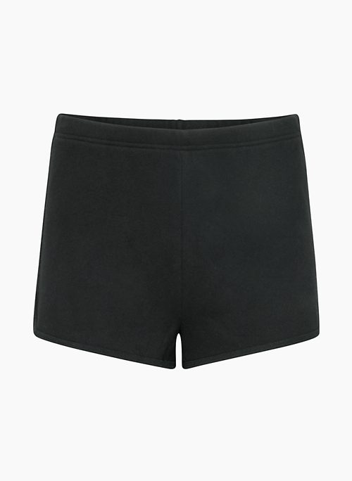 COZY FLEECE PERFECT DOLPHIN MICRO SHORT - Perfect-fit mid-rise dolphin shorts