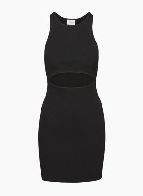 Black Knit Tank Dress