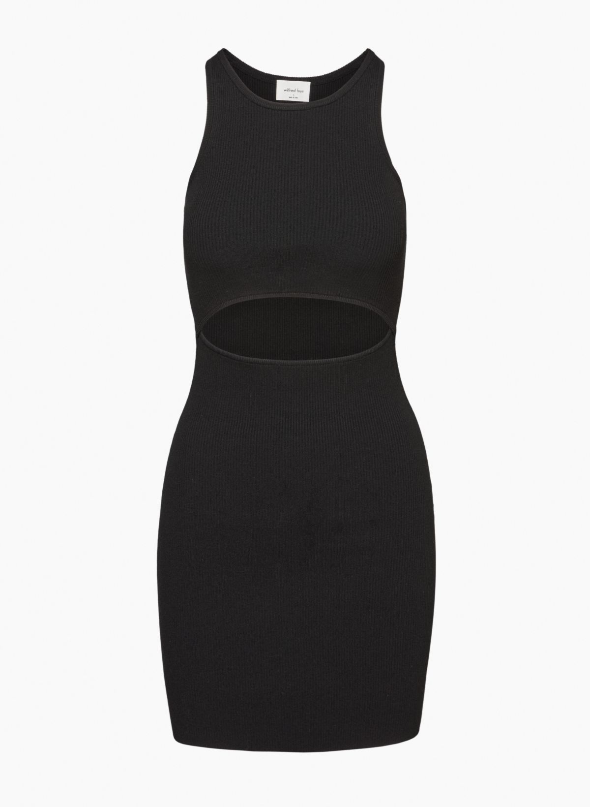 Wilfred Free CUT-OUT KNIT TANK MINI DRESS | Aritzia US