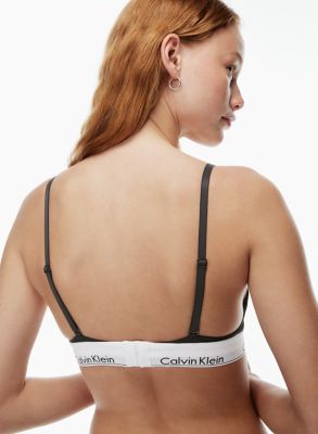 Calvin Klein Stretch-Cotton Soft-Cup Triangle Bra