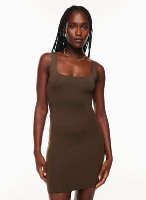 Square Neck Sheath Dress