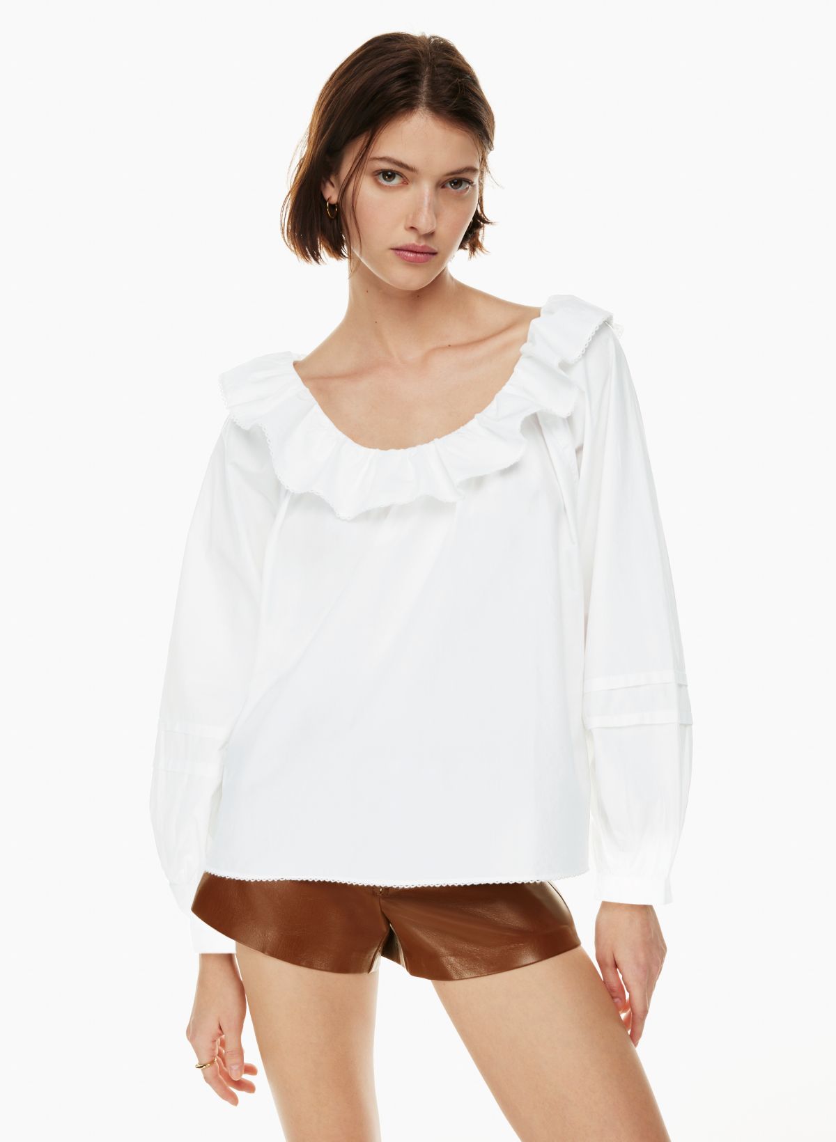 Wilfred VERBENA POPLIN BLOUSE | Aritzia CA