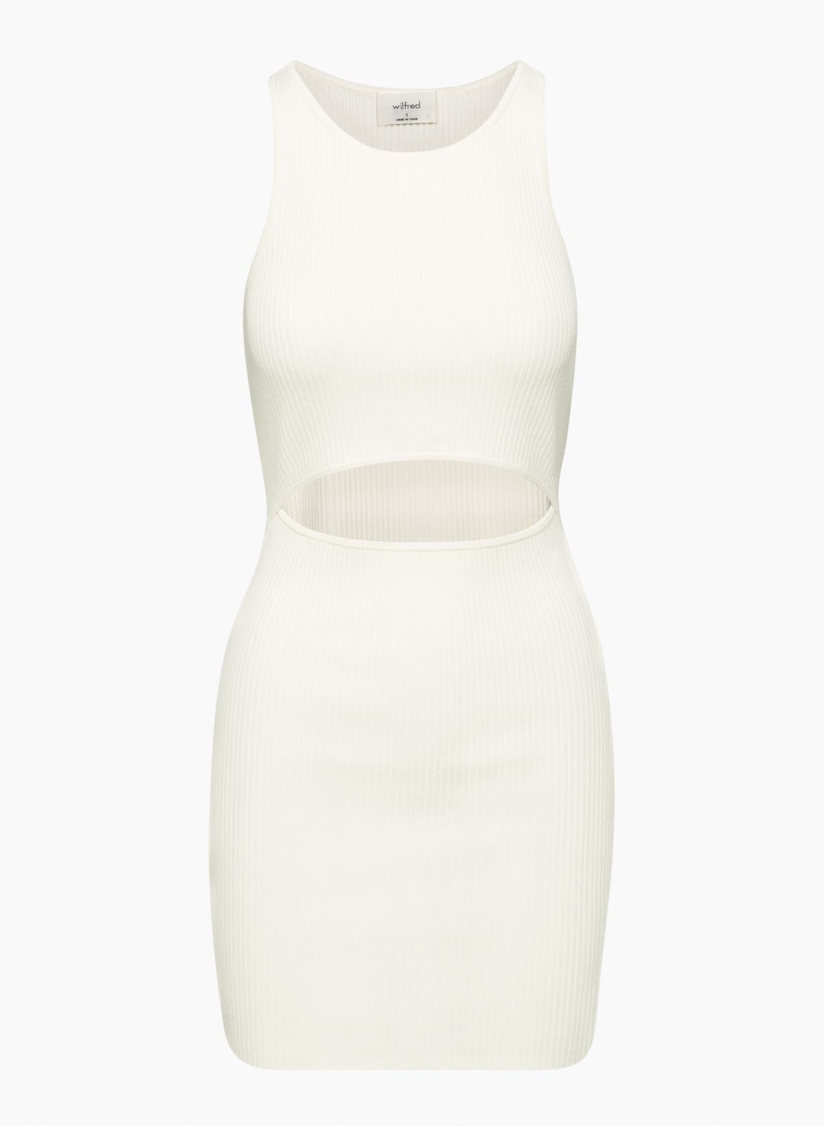 Wilfred CUTOUT KNIT TANK MINI DRESS | Aritzia US