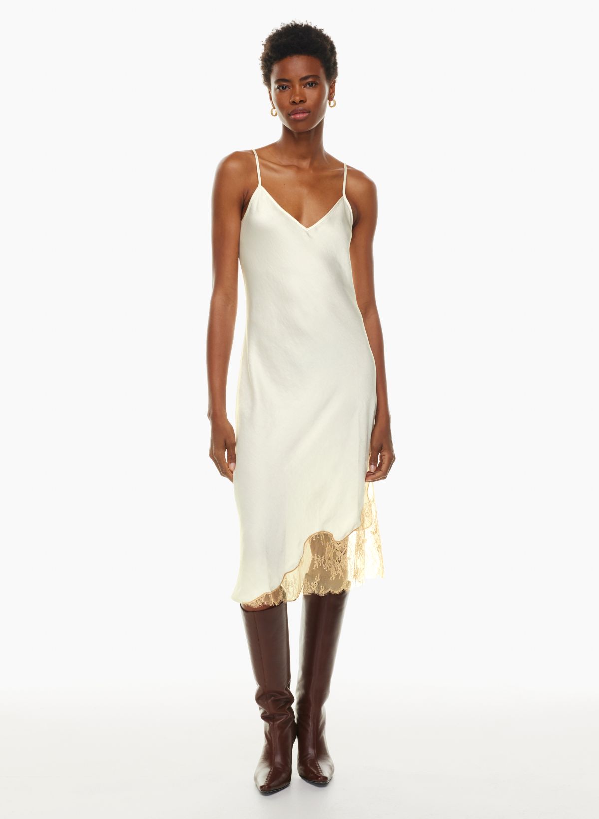 Wilfred SONNET SATIN DRESS | Aritzia CA