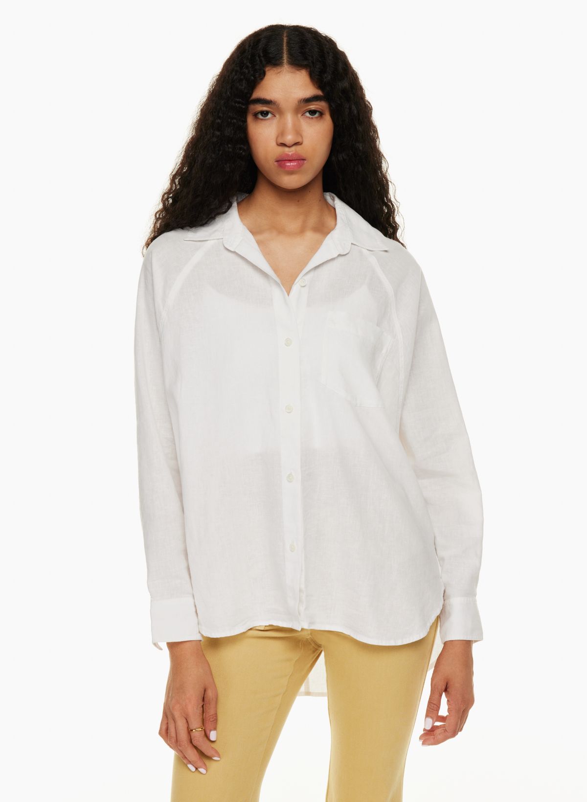 Wilfred Free BOYFRIEND LINEN SHIRT | Aritzia CA